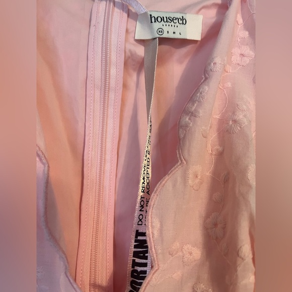 NWOT Sophina Broderie Anglaise Sleeveless Maxi Dress Crystal Rose color XS - Picture 6 of 9